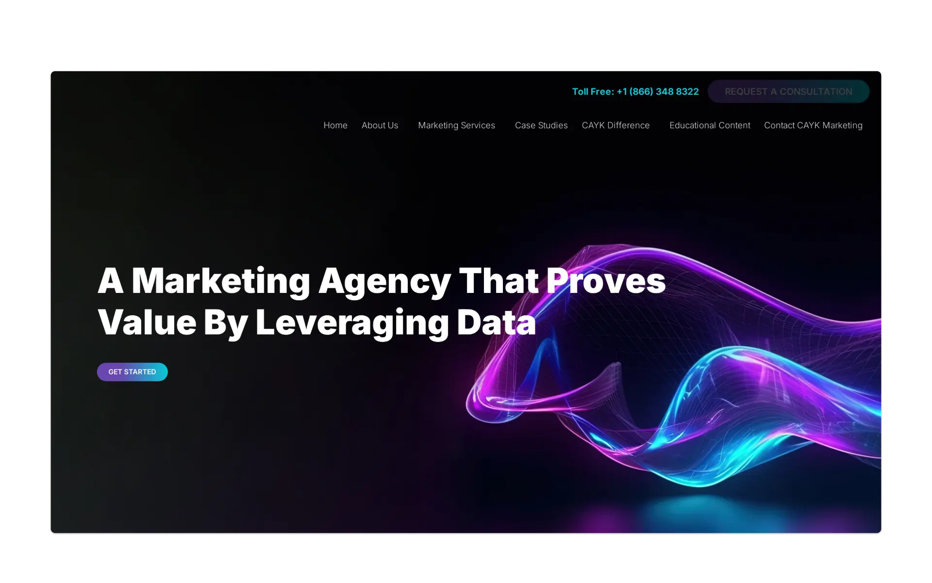 CAYK Marketing website